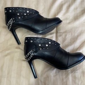 Harley Davidson high heeled booties